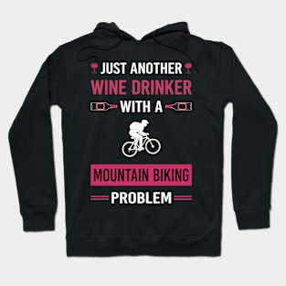 Wine Drinker Mountain Biking MTB Hoodie